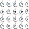 Alloy Hollow Moon Big Pendants FIND-NB0002-45-1