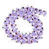 Handmade Bumpy Lampwork Beads Strands LA-CBA05D6-01-11-4