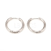 Brass Huggie Hoop Earrings KK-D160-55P-1