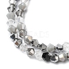 Electroplate Glass Beads Strands EGLA-D018-02C-3
