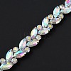 Rhinestone Cup Chain OCOR-WH0073-52B-1