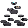 3-Tier Rotatable Acrylic Ring Display Riser Stands ODIS-WH0002-79P-02-1