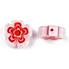 Handmade Millefiori Glass Bead Strands LAMP-N029-017D-21-5