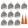 Zinc Alloy Pendant Bails FIND-CA0011-53AS-1