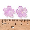 Acrylic Bead Caps OACR-H056-01F-3