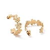 Ion Plating(IP) 304 Stainless Steel Flower Wrap Stud Earrings X-EJEW-G326-03G-2