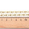 304 Stainless Steel Textured Oval Link Chains CHS-N005-06G-G-3