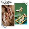 2Pcs Plasic Imitation Pearl & Rhinestone Shoe Decorations FIND-FG0002-55P-5