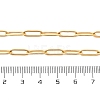 Ion Plating(IP) 304 Stainless Steel Paperclip Chain Necklace NJEW-D045-14G-4