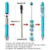 Plastic Beadable Pens AJEW-L082-B01-2