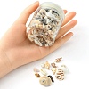 12 Styles Natural Mixed Shell Beads SSHEL-YW0001-05-5