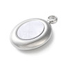 304 Stainless Steel Acrylic Pendants LS-STAS-M091-02E-P-2