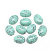 Synthetic Turquoise Cabochons X-G-R415-14x10-44-1