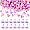 100Pcs Handmade Polymer Clay Charms CLAY-TA0001-96A-1