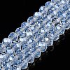 Electroplate Glass Beads Strands EGLA-A044-J6mm-A06-1