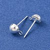Brass Stud Earring Findings LS-KK-G604-01S-03-2