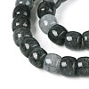 Baking Paint Crackle Glass Beads Strands DGLA-N019-02A-09-3