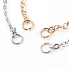 Couples Brass Cable Chain Bracelet Making Sets AJEW-JB00980-5