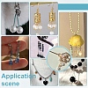 60Pcs 2Colors 304 Stainless Steel Ball Head for Craft Jewelry Making STAS-YW0011-27-6