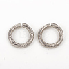 Tarnish Resistant 304 Stainless Steel Open Jump Rings STAS-G224-23P-04-2