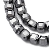 Synthetic Terahertz Stone Beads Strands G-H327-L03-02-3