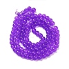 Baking Paint Imitation Jade Glass Round Bead Strands DGLA-Q021-8mm-27-2
