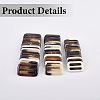 20Pcs Resin Tri-Glide Adjuster Buckles FIND-GF0008-12C-5