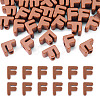 Opaque Acrylic European Beads OACR-TAC0019-006F-1