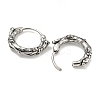 316 Surgical Stainless Steel Hoop Earrings EJEW-D096-12AS-21-2