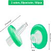 100Pcs 2 Colors Plastic Disposable Microporous Needle Syringe Filter AJEW-OC0002-54-2