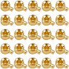 30Pcs Brass Crimp Beads KK-BBC0024-23G-7