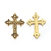 Tibetan Style Alloy Big Pendants TIBEP-A20541-AG-LF-2