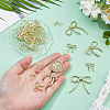 42Pcs 7 Styles Bowknot Alloy Pendants FIND-DC0007-72B-3