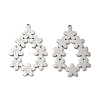 Non-Tarnish 316L Surgical Stainless Steel Pendants STAS-H213-36P-1