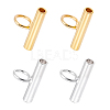 4Pcs 2 Colors 925 Sterling Silver Pin to Pendant Converter STER-BBC0009-17A-7