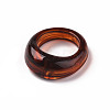 Transparent Resin Finger Rings X-RJEW-S046-002-A03-4