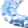 AB Color Plate Glass Beads Strands EGLA-P051-06A-B06-4