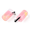 Plastic Imitation Drink Pendants CRES-S359-13D-1-2