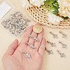 36Pcs Alloy European Dangle Charms MPDL-CA0001-06P-3