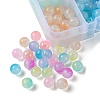 200Pcs 8 Colors Transparent Acrylic Beads OACR-YW0001-82-2