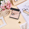 Book Shaped Plastic Gift Packaging Boxes for Cufflinks CON-WH0089-189-5