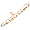 Adjustable Glass Tile Bracelets MD3994-2-1