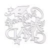 Graduation Theme Carbon Steel Cutting Dies Stencils DIY-P076-66-3