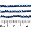 Transparent Electroplate Glass Beads Strands EGLA-A039-T2mm-UA03-4