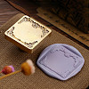 Golden Plated Wax Seal Brass Stamp Head LS-AJEW-C031-01D-1