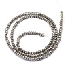 Faceted Rondelle Full Rainbow Plated Electroplate Glass Beads Strands EGLA-M004-2mm-A04-3