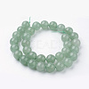 Natural Green Aventurine Bead Strands G-G735-63-12mm-2