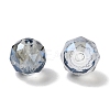 Electroplate Round Glass Beads  EGLA-A043-01-FR02-2