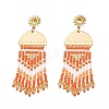 Brass Chandelier Earrings for Women EJEW-MZ00757-03-3
