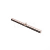 Alloy Purse Bag Wallet Straight Edging Strip FIND-WH0090-71P-2